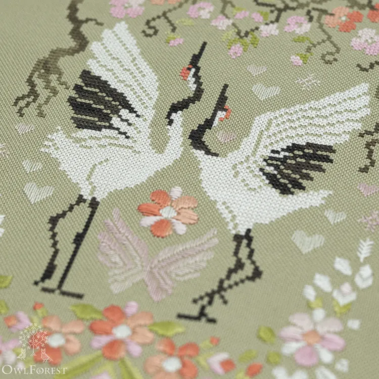 Электронная схема «Персиковые журавли»