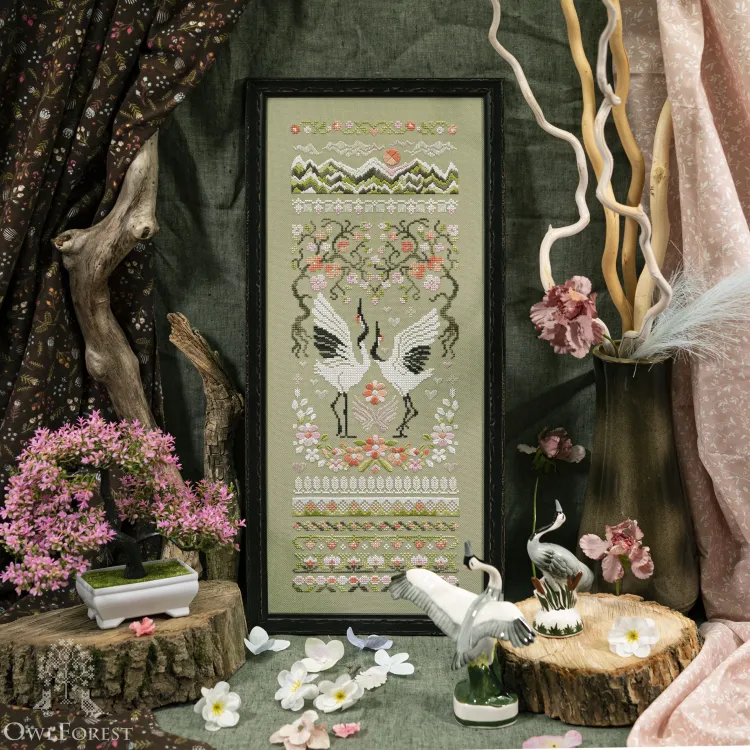 Электронная схема «Персиковые журавли»