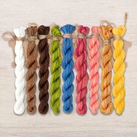 Набор ниток OwlForest для схемы «Игривые рыбки» (ПНК им. Кирова)