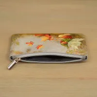 Косметичка кожаная «Феечка и лисы»