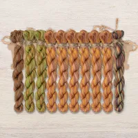 Набор ниток OwlForest для схемы «На закате лета» (DMC)