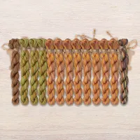 Набор ниток OwlForest для схемы «На закате лета» (DMC)