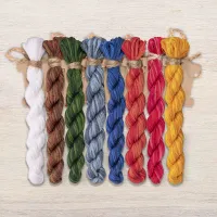 Набор ниток OwlForest для схемы «Старый Новый год» (DMC)