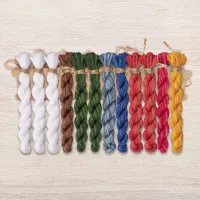 Набор ниток OwlForest для схемы «Старый Новый год» (DMC)