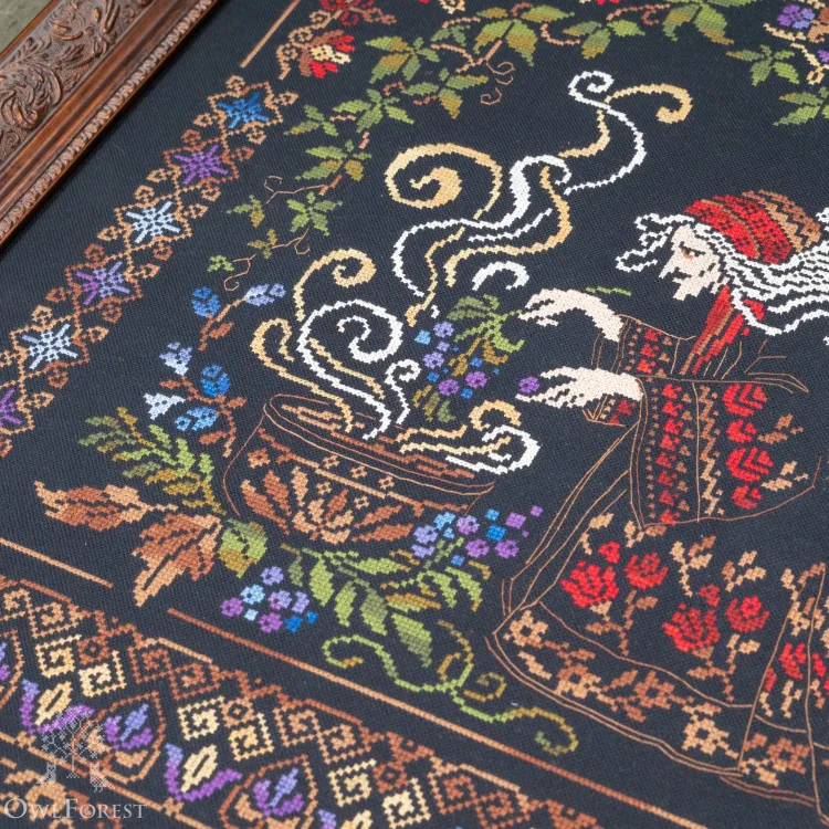 Схема для вышивания «Яга»