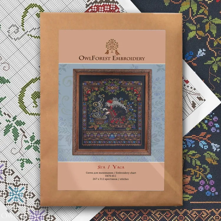 Схема для вышивания «Яга»