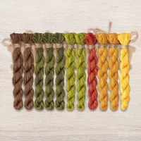 Набор ниток OwlForest для схемы «Подводное царство» (DMC)