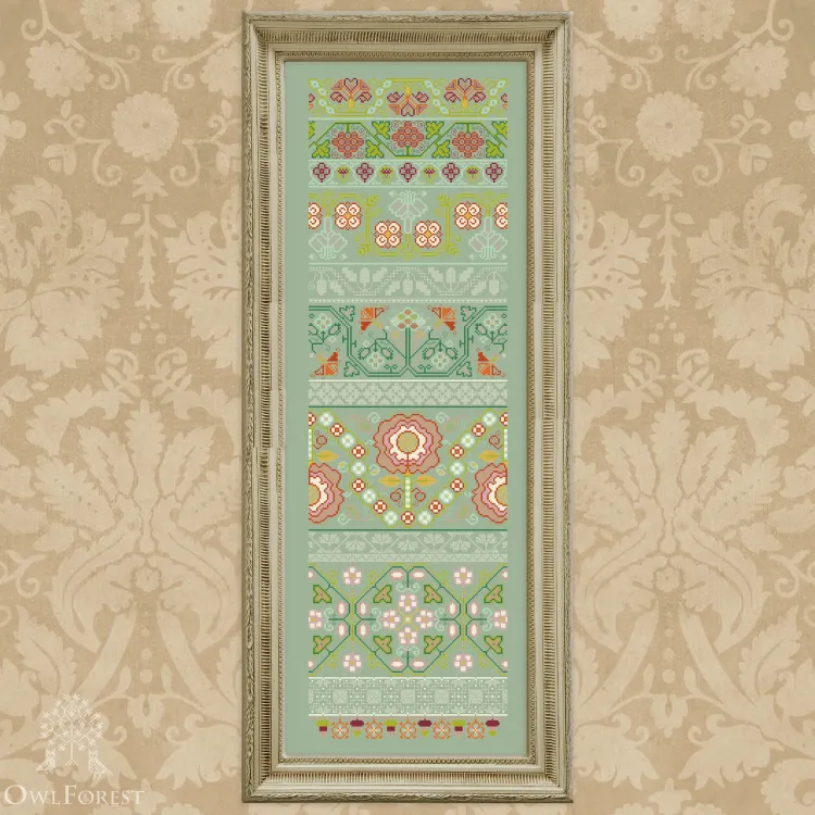 Электронная схема «Английский ленточный семплер»