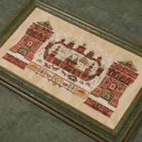 Схема для вышивания «Красная крепость»