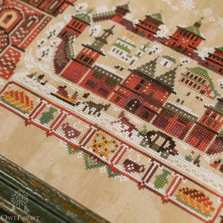 Схема для вышивания «Красная крепость»