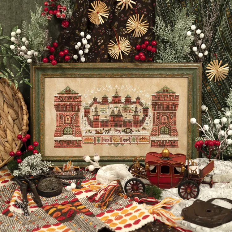 Схема для вышивания «Красная крепость»