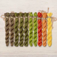 Набор ниток OwlForest для схемы «Подводное царство» (ПНК)