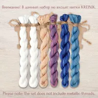 Набор ниток OwlForest для схемы «Снежная Королева» (ПНК)