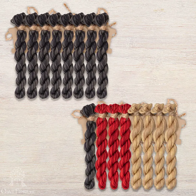 Набор ниток OwlForest для схемы «Вокзальные истории» (ПНК)