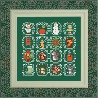 Схема для вышивания «Новогодние миниатюры» 