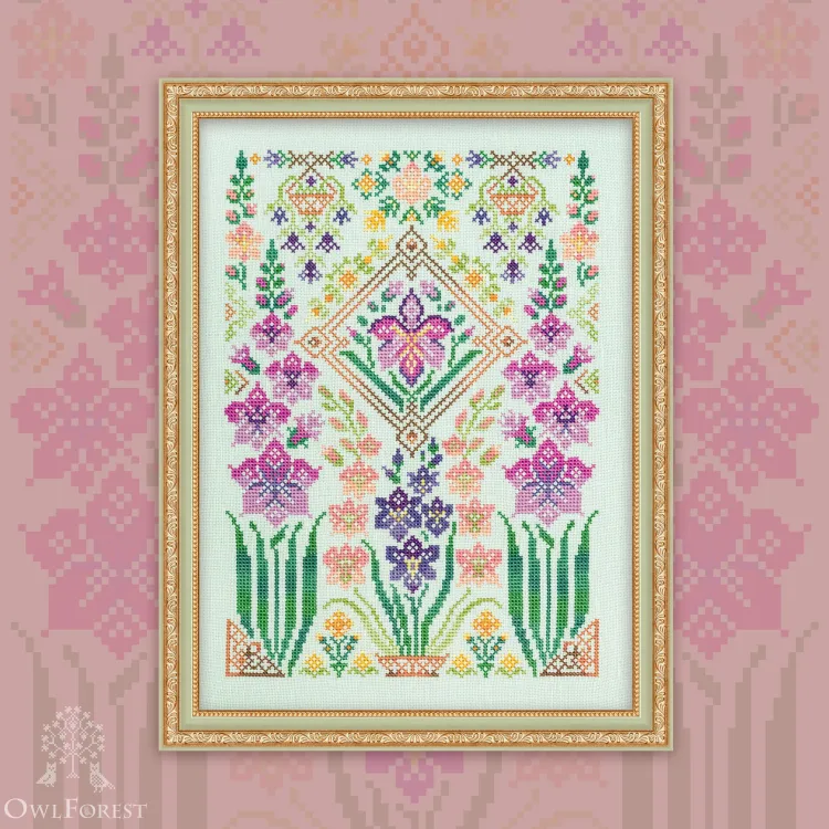 Схема для вышивания «Гладиолусы»