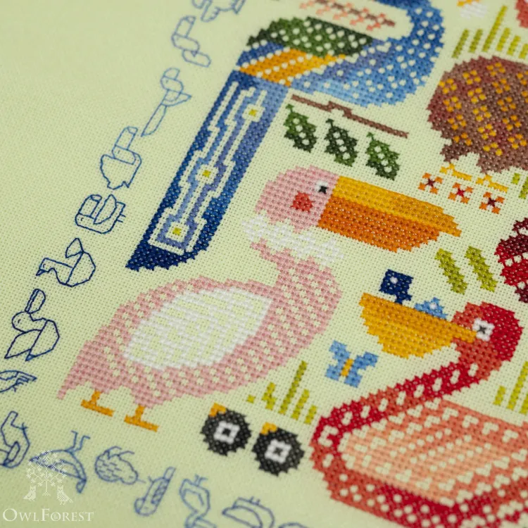 Электронная схема «Экзотические птички»