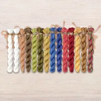 Набор ниток OwlForest для схемы «За трапезой» (ПНК им. Кирова)