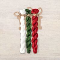 Набор ниток OwlForest для схемы «Серебряное копытце. Рождество» (ПНК) 