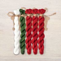 Набор ниток OwlForest для схемы «Серебряное копытце. Рождество» (ПНК) 