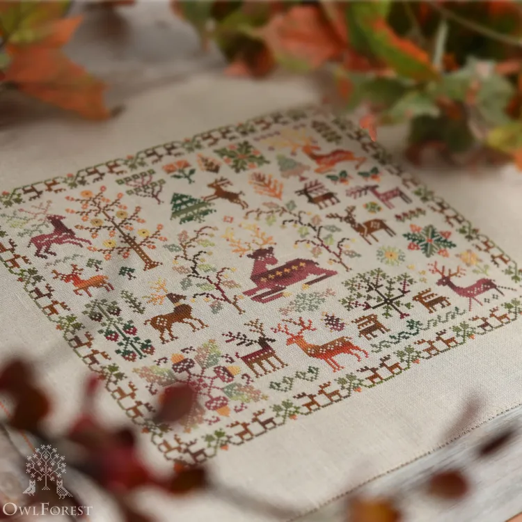 Набор для вышивания «Олений лес»