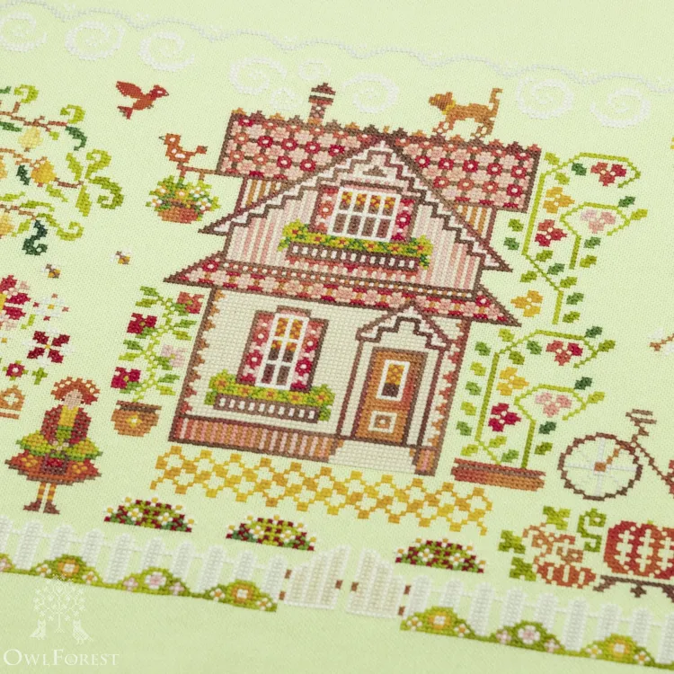 Схема для вышивания «Дачный домик»