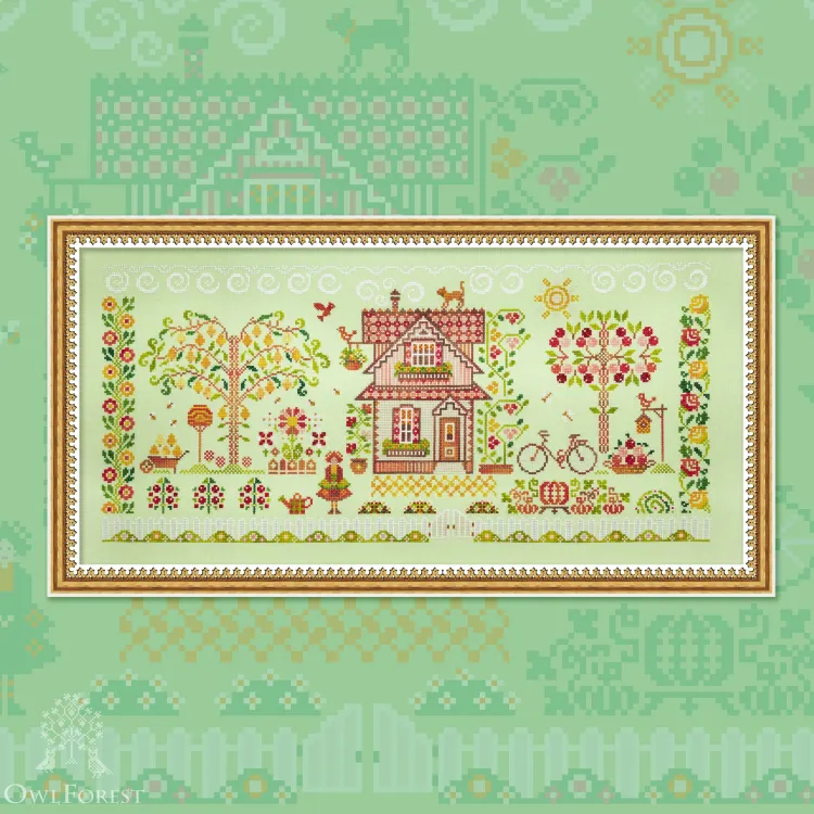 Схема для вышивания «Дачный домик»