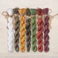 Набор ниток OwlForest для схемы «Красная крепость» (DMC)