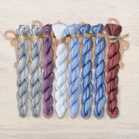 Набор ниток OwlForest для схемы «Совиная серенада» (ПНК)