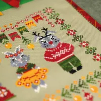 Электронная схема «Новогодние зайцы»