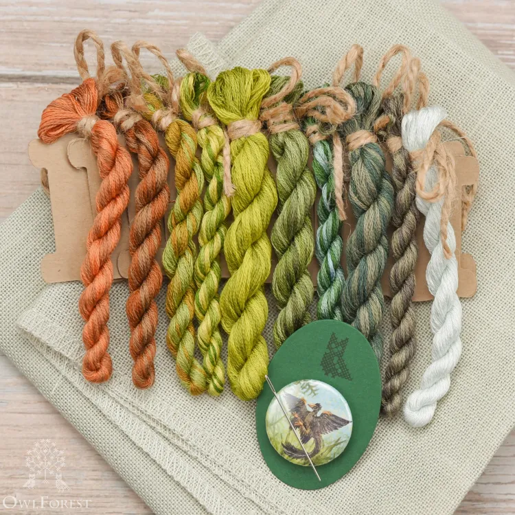 Набор для вышивания «Динозавровый лес»