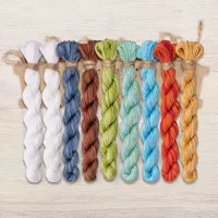 Набор ниток OwlForest для схемы «Новогодние миниатюры» (DMC)