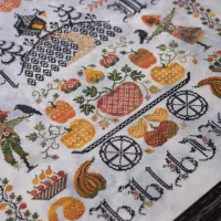 Электронная схема «Азбука осенней ночи» с русскими буквами