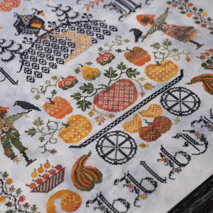 Электронная схема «Азбука осенней ночи» с русскими буквами