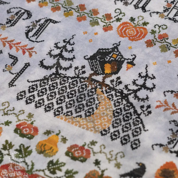 Электронная схема «Азбука осенней ночи» с русскими буквами