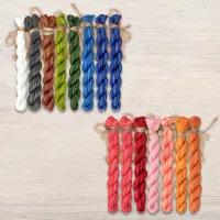 Набор ниток OwlForest для схемы «Экзотические птички» (ПНК)