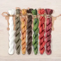 Набор ниток OwlForest для схемы «Красная крепость» (ПНК)