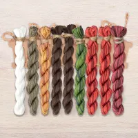 Набор ниток OwlForest для схемы «Красная крепость» (ПНК)