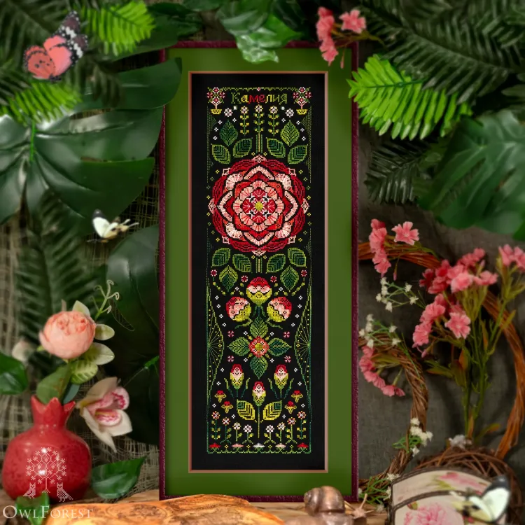 Схема для вышивания «Камелия»