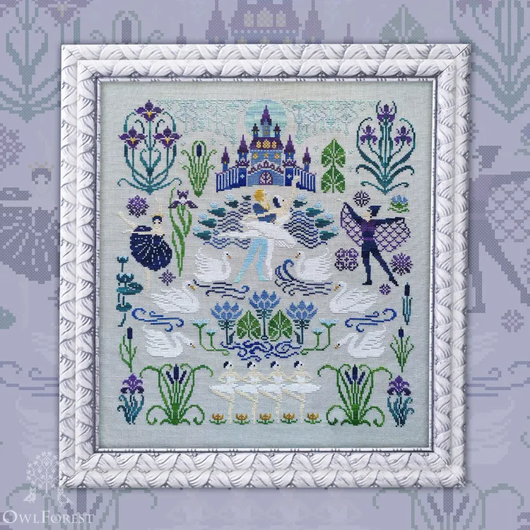 Набор для вышивания «Лебединое озеро»