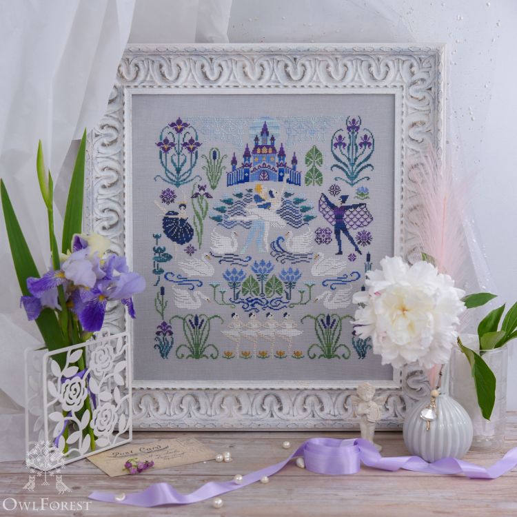 Набор для вышивания «Лебединое озеро»