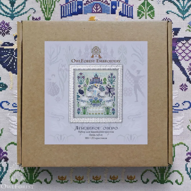 Набор для вышивания «Лебединое озеро»