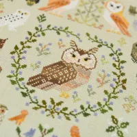 Бесплатная схема для вышивания «100 сов»