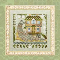 Схема для вышивания «Улиточные домики. Ландыши»