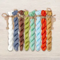 Набор ниток OwlForest для схемы «Новогодние миниатюры» (ПНК)