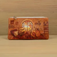 Косметичка кожаная «Время погрустить»