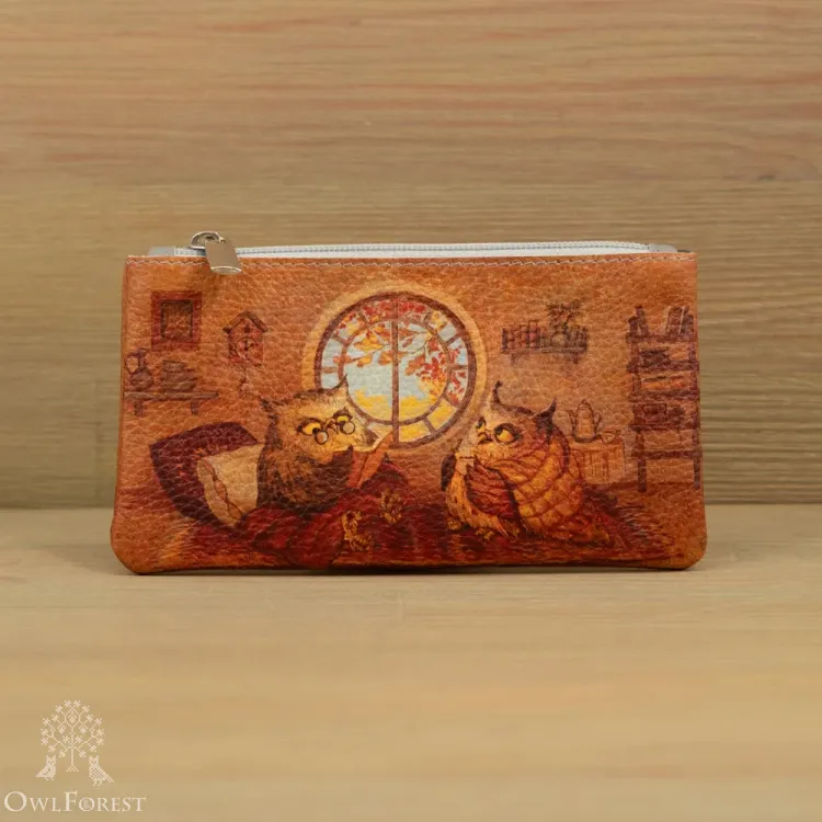 Косметичка кожаная «Время погрустить»