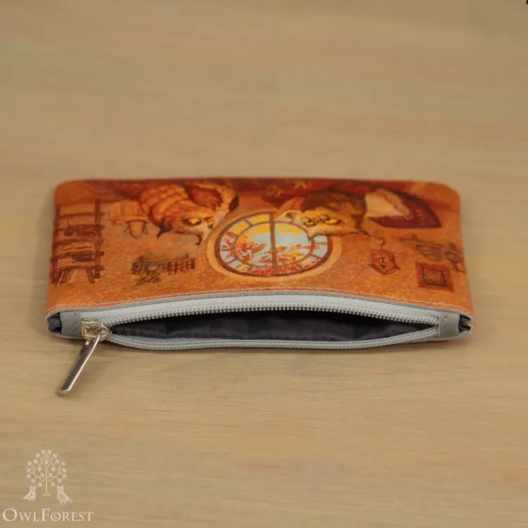 Косметичка кожаная «Время погрустить»