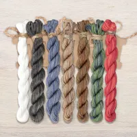 Набор ниток OwlForest для схемы «Зимние хлопотушки» (ПНК)