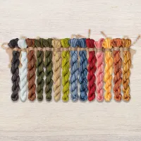 Набор ниток OwlForest для схемы «Выходной Кикиморы» (DMC)